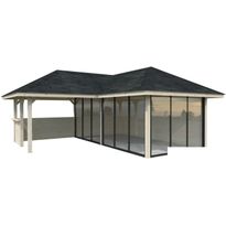 Katos Palmako Bianca Set 223, sis.liukuovet 24,9 m²