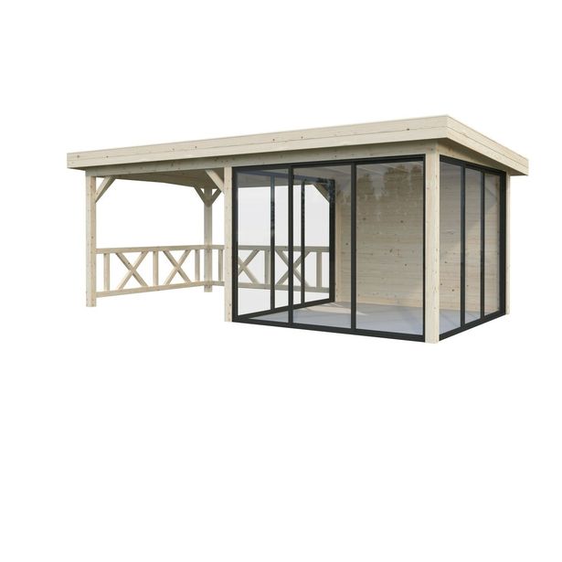 Kesähuone Palmako Lenna Set 404, sis.liukuovet 16,6 m²