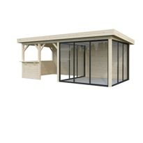 Kesähuone Palmako Lenna Set 408, sis.liukuovet 16,6 m²