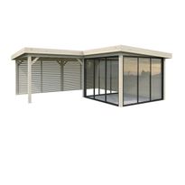 Kesähuone Palmako Lenna Set 411, sis.liukuovet 24,9 m²