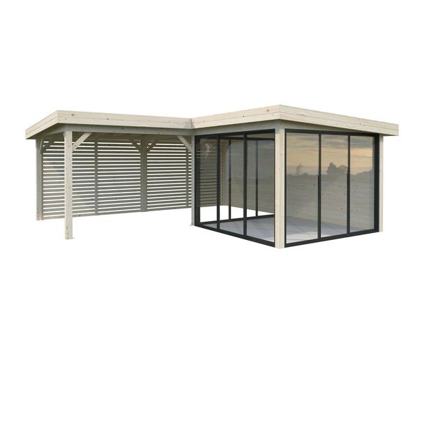 Kesähuone Palmako Lenna Set 411, sis.liukuovet 24,9 m²