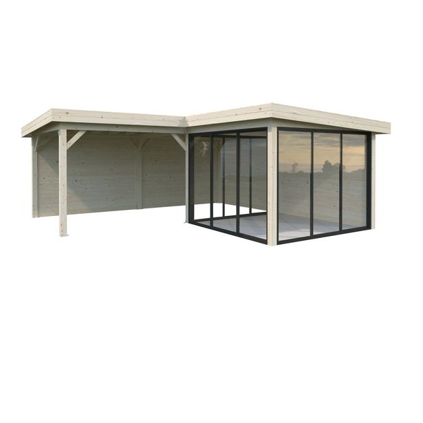 Kesähuone Palmako Lenna Set 412, sis.liukuovet 24,9 m²