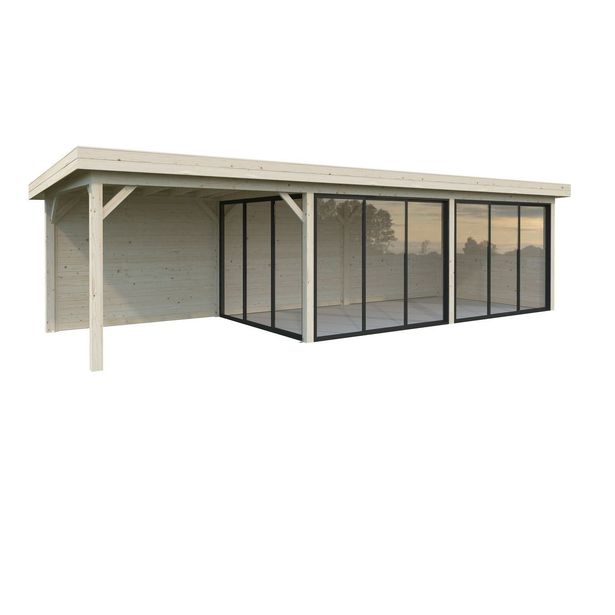 Kesähuone Palmako Lenna Set 417, sis.liukuovet 24,9 m²