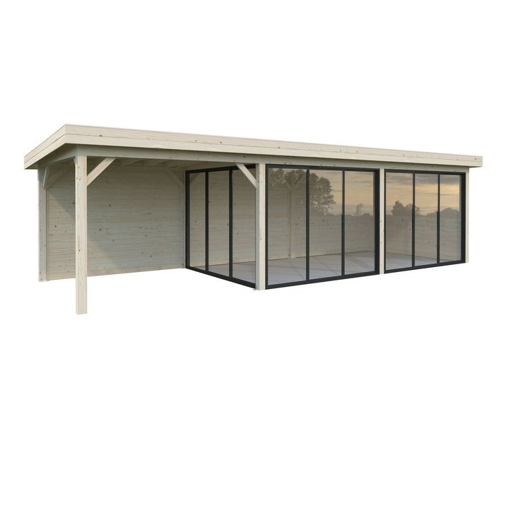 Kesähuone Palmako Lenna Set 417, sis.liukuovet 24,9 m²
