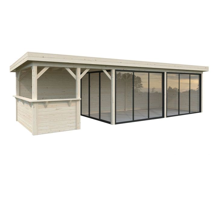 Kesähuone Palmako Lenna Set 419, sis.liukuovet 24,9 m²