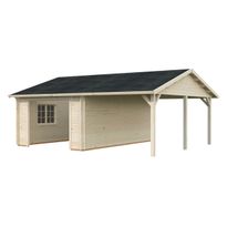 Autotalli Palmako Roger, ilman ovea, 19,0+16,2 m2 FR44-6757-1