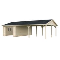 Autotalli Palmako Roger, ilman ovea, 19,0+33,2 m2 FR44-9857-1