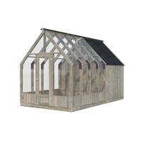 Kasvihuone vajalla Palmako Emilia 5,4+4,0 m2