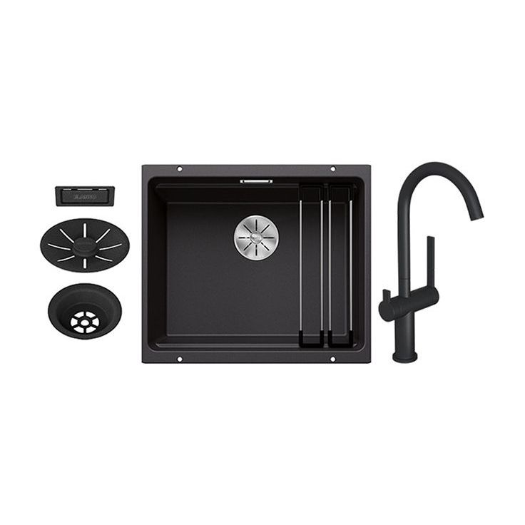Keittiöallas Blanco Etagon 500-U ja Lapetek Round-A keittiöhana APK-liitäntä eri värejä