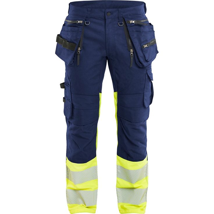 Riipputaskuhousut Blåkläder 1130 Highvis Stretch, denim
