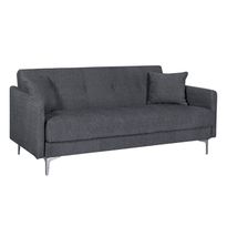 Vuodesohva Home4You Logan 199x86x90cm, 3-istuttava, harmaa