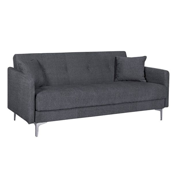 Vuodesohva Home4You Logan 199x86x90cm harmaa 