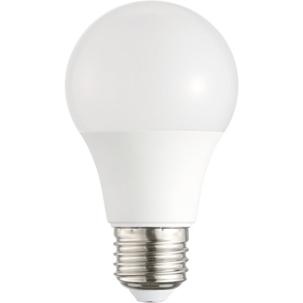 LED-polttimo EGLO E27 A60, 8W, 4000K, maitolasi
