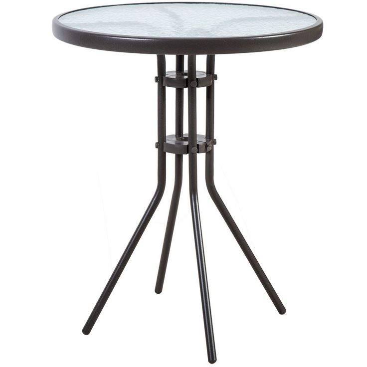 Table DUBLIN D60xH70cm, dark brown