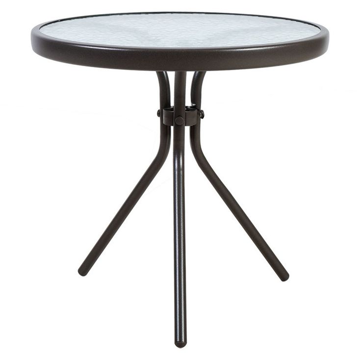 Table DUBLIN D50xH46cm, dark brown
