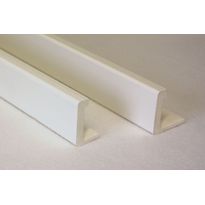 Peitelistat Panelia Woods märkätilakarmiin, 12x42/2200mm, ylä-ja alapää lovettu, valkoinen pvc, eri kokoja