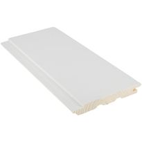 Sisustuspaneeli CENT STS4, 15x120x2380mm, mänty, harjattu valkoinen, päätypontattu