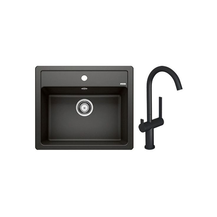 Keittiöallas Blanco Legra 6 ja Lapetek Round-A keittiöhana APK-liitäntä eri värejä