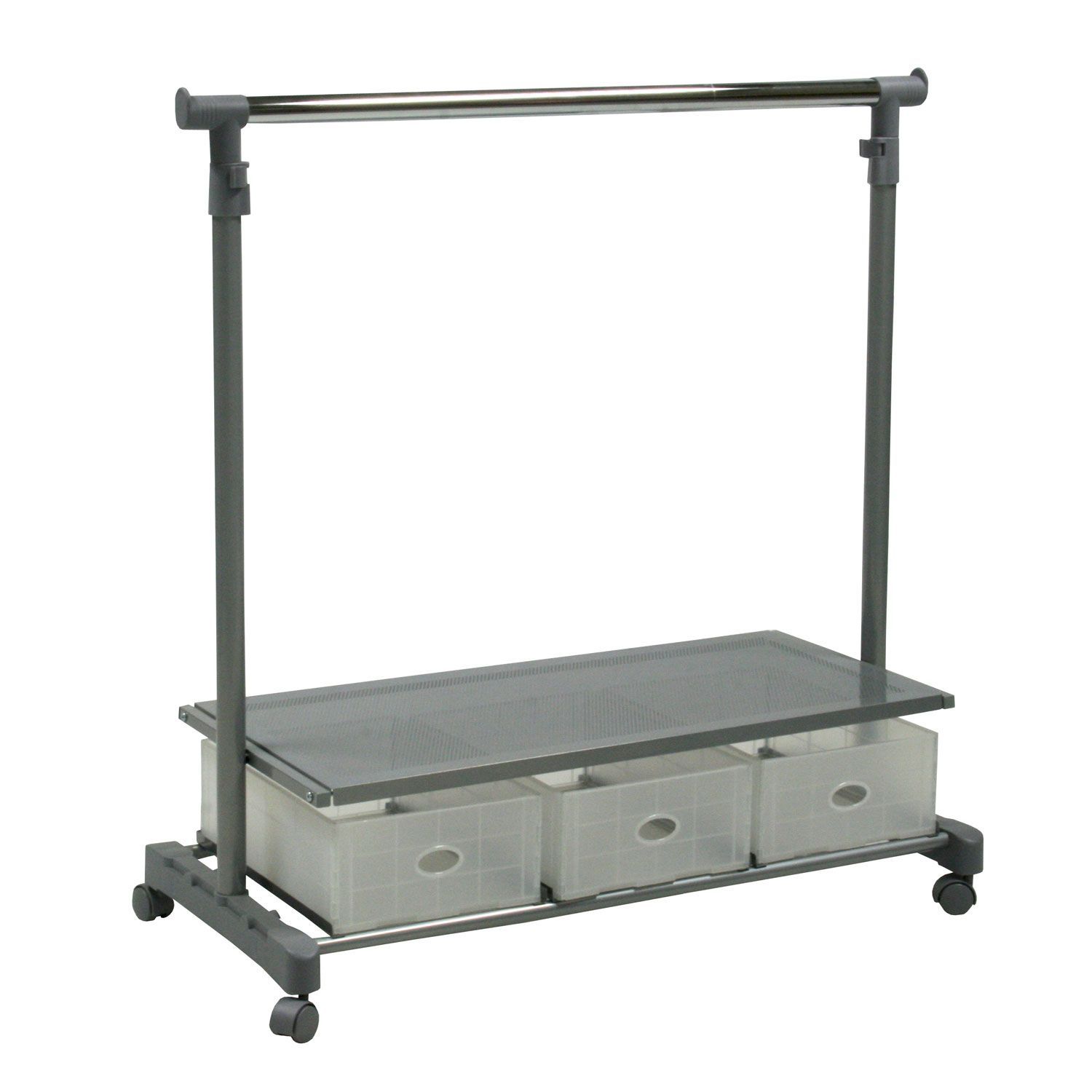 Vaateteline Home4You Ford 94x42x93,5-168cm, hopea