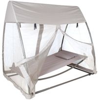 Riippumatto Home4You SUNDAY katoksella, taupe, beige