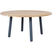 Pöytä Home4You MARLINE Ø160xK76 cm, tiikki, ruskea