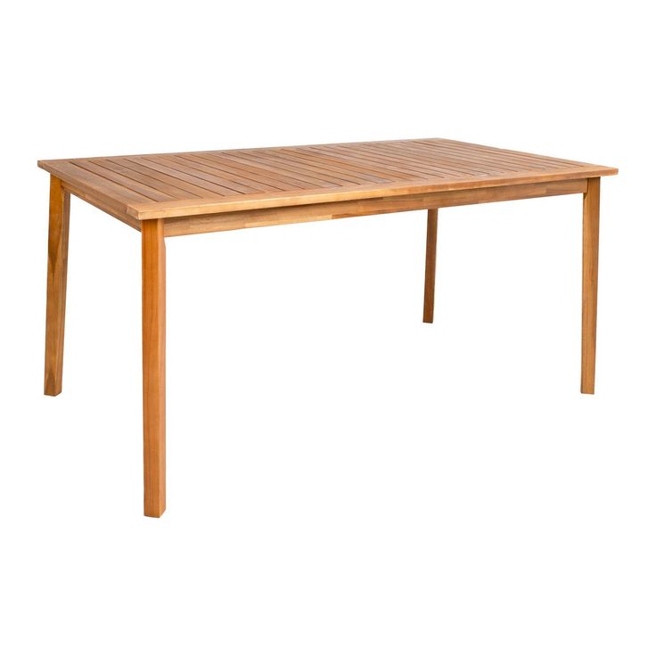 Ruokapöytä Home4You Fortuna 150x85x75cm, akaasia 