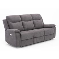 Mekanismisohva Home4You Milo 3-istuttava harmaa