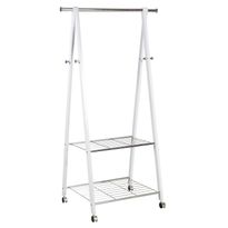 Vaateteline Home4You Forest, 85x52x152cm, valkoinen