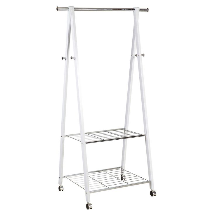Vaateteline Home4You Forest, 85x52x152cm, valkoinen 