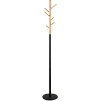 Vaatenaulakko Home4You FOREST Ø28xK180 cm, musta