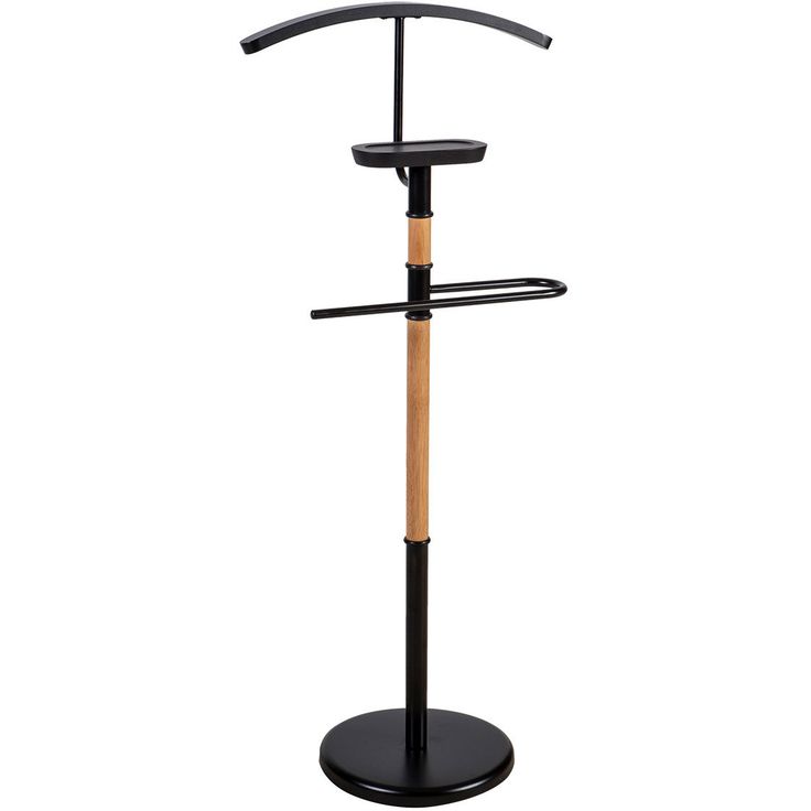Suit stand FOREST 45x28xH110cm,  black/natural