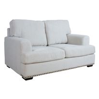 Sohva Home4You Ilona 2-istuttava, valkoinen