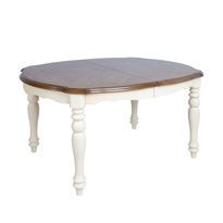 Jatkettava ruokapöytä Home4You Lily 137/182x106,5cm tammi