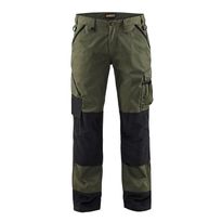 Puutarhurin housut Blåkläder 1454, army green/musta