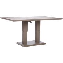 Pöytä Home4You MARENDA 150x90xK2-75 cm, harmahtava, beige