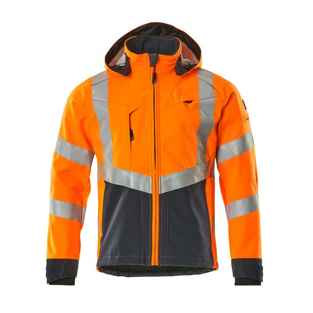 Softshell-takki Mascot Safe Supreme 15502-246-14010 hi-vis oranssi/tumma laivastonsininen M