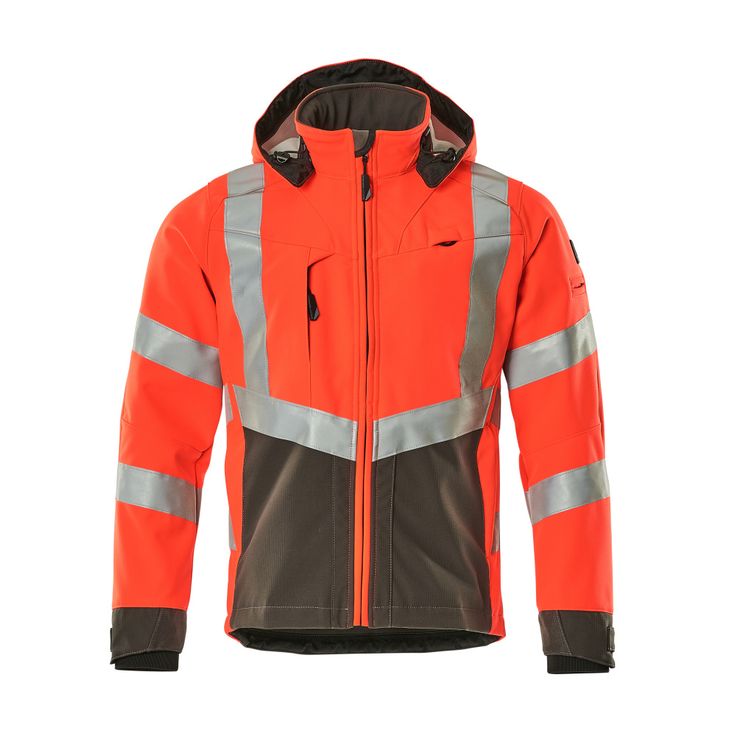 Softshell-takki Mascot Safe Supreme 15502-246-22218 hi-vis punainen/tumma antrasiitti 2XL