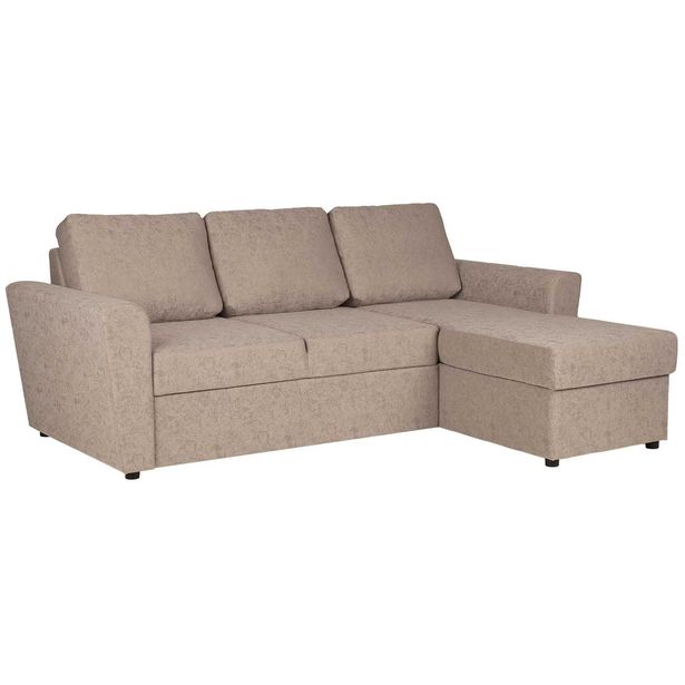 Corner sofa bed INGA beige