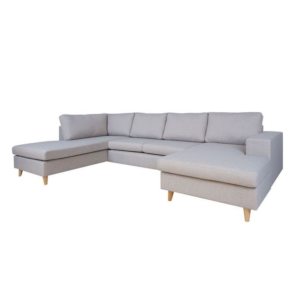 Kulmasohva Home4You Harald 318x185/140, vasen, beige