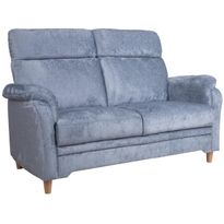 Sohva Home4You INGRID 2-istuttava, harmahtava, sininen