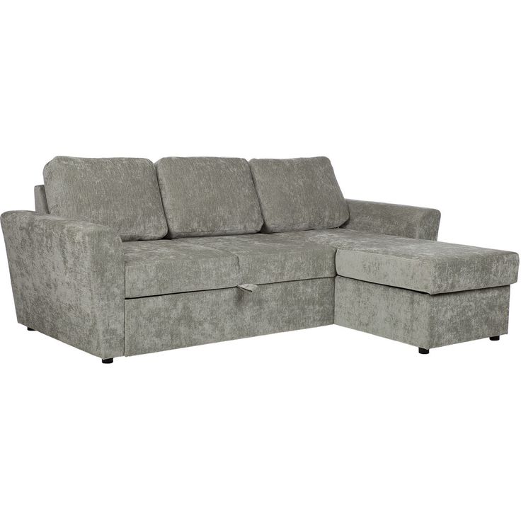 Corner sofa bed INGA light green