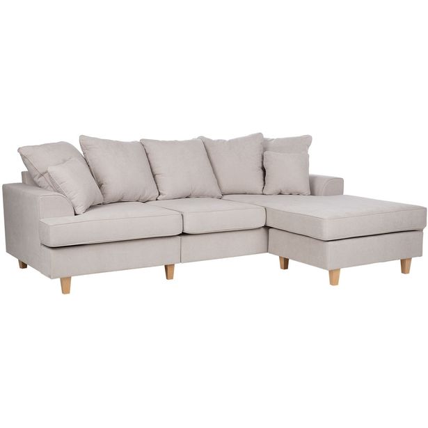 Corner sofa JAMAICA light grey