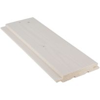 Saunapaneeli Cent STS4, 15x95x2400mm, kuusi, valkoinen saunasuoja