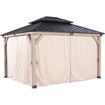 Sivuverhot paviljonkiin Home4You CEDAR 3,36x3,9 m