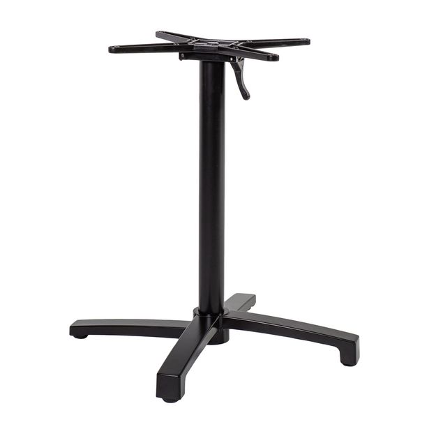 Pöydänjalka Home4you Bistro, 69x69cm, musta