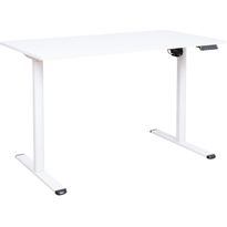 Työpöytä Home4You ERGO LIGHT 1 moottorilla 120x60xK72,5-117,5 cm, valkoinen