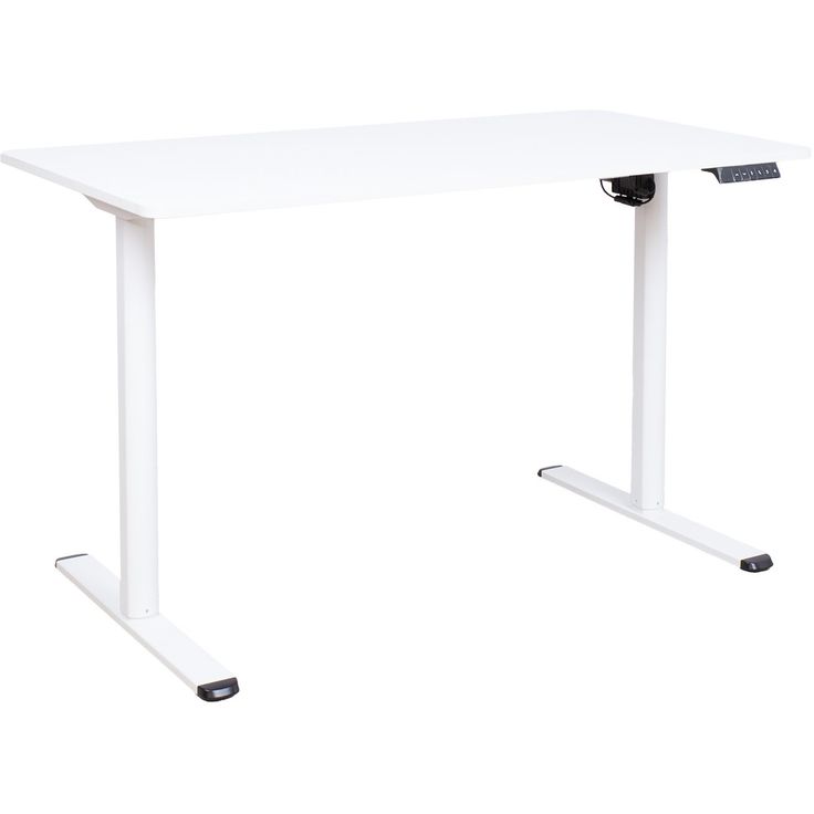 Desk ERGO LIGHT with 1 motor 120x60xH72,5-117,5cm, white