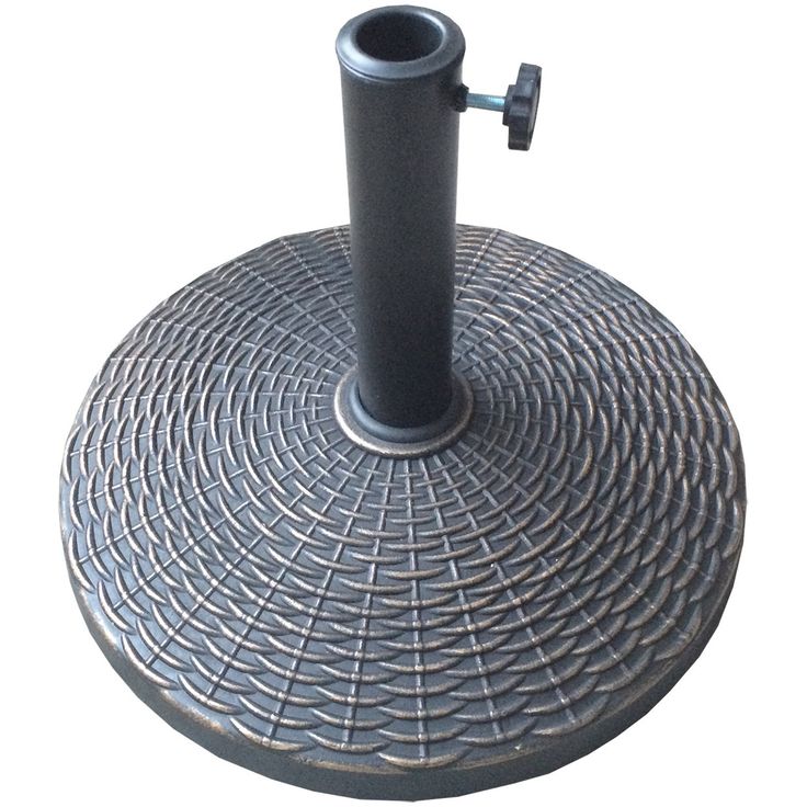 Parasol base D44,5xH33,5cm/10kg, resin