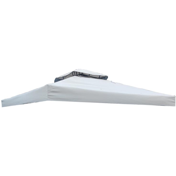 Roof cover for gazebo TULIP 3x3m, grey