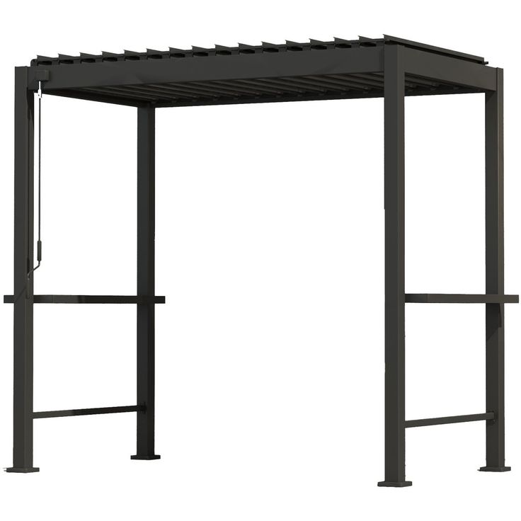 Gazebo MIRADOR BBQ 2,55x1,5m, dark grey